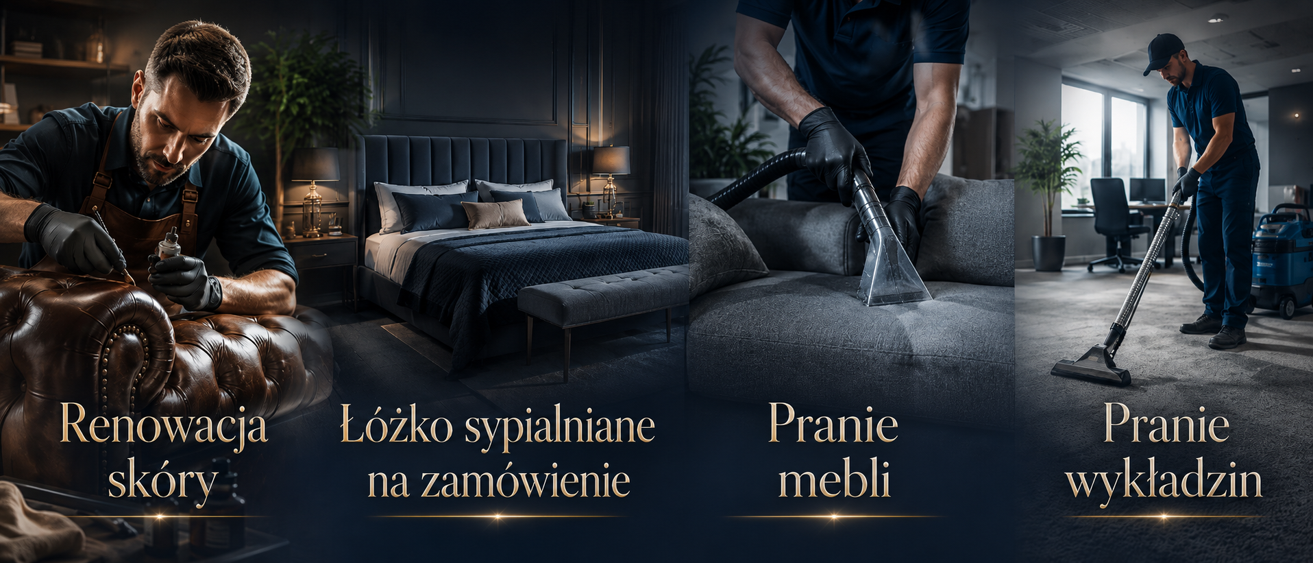 Renowacja skóry, łóżko na wymiar, pranie mebli, pranie wykładzin Renowacja skóry, łóżko na wymiar, pranie mebli, pranie wykładzin